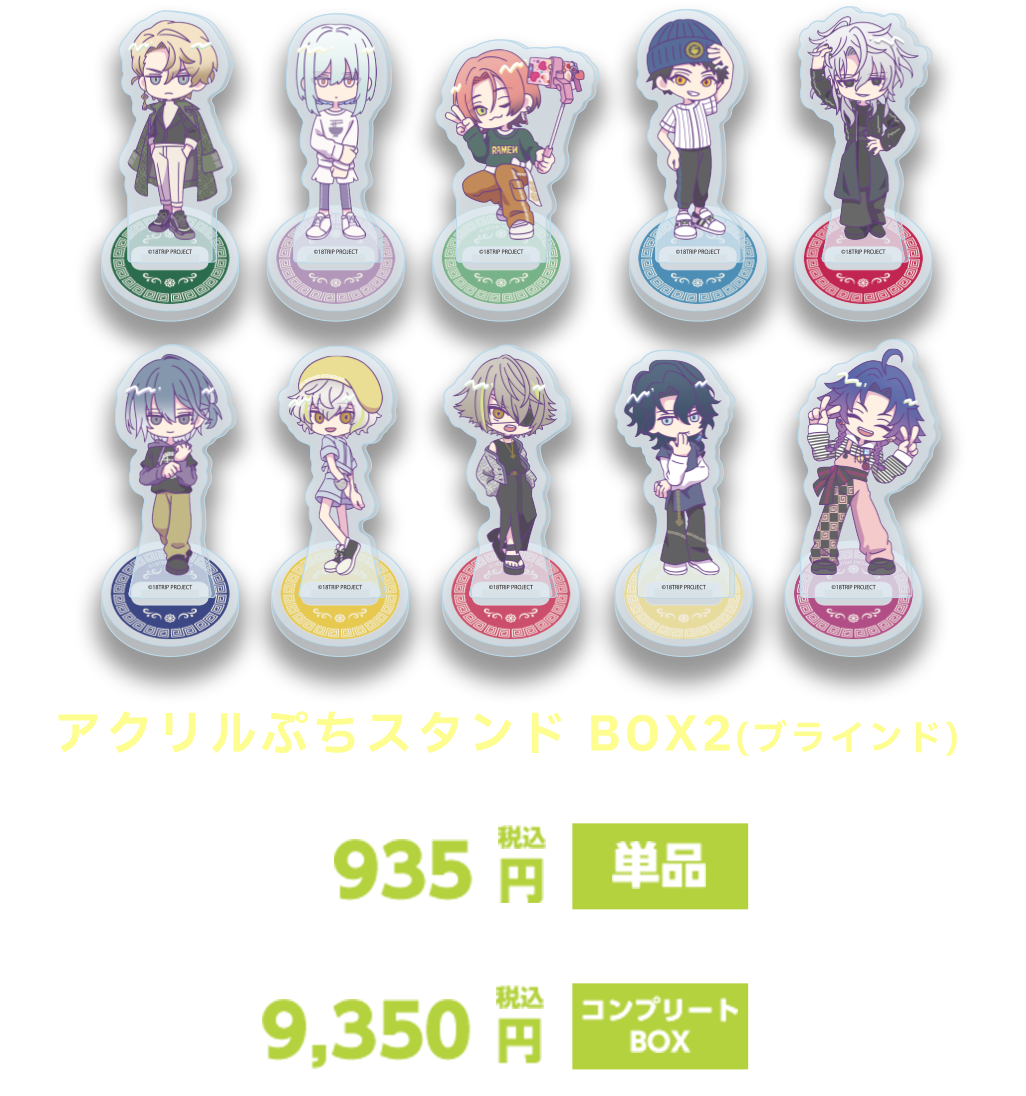 アクリルぷちスタンド BOX2(ブラインド)